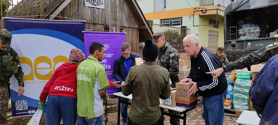 Enchente 2024: Projeto AEA Solidária é reconhecido em âmbito estadual