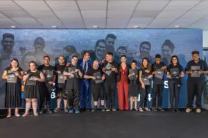 Alunos do projeto “Taurus do Bem – Respeitando as Diferenças em Prol da Igualdade