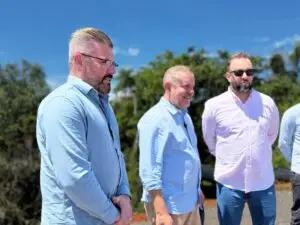 Gilberto Finck, Heliomar Franco e Gabriel Dias