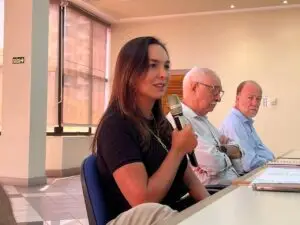 Regina Caetano, vice-prefeita e titular da Secretaria de Desenvolvimento Industrial, Turístico e Tecnológico de São Leopoldo