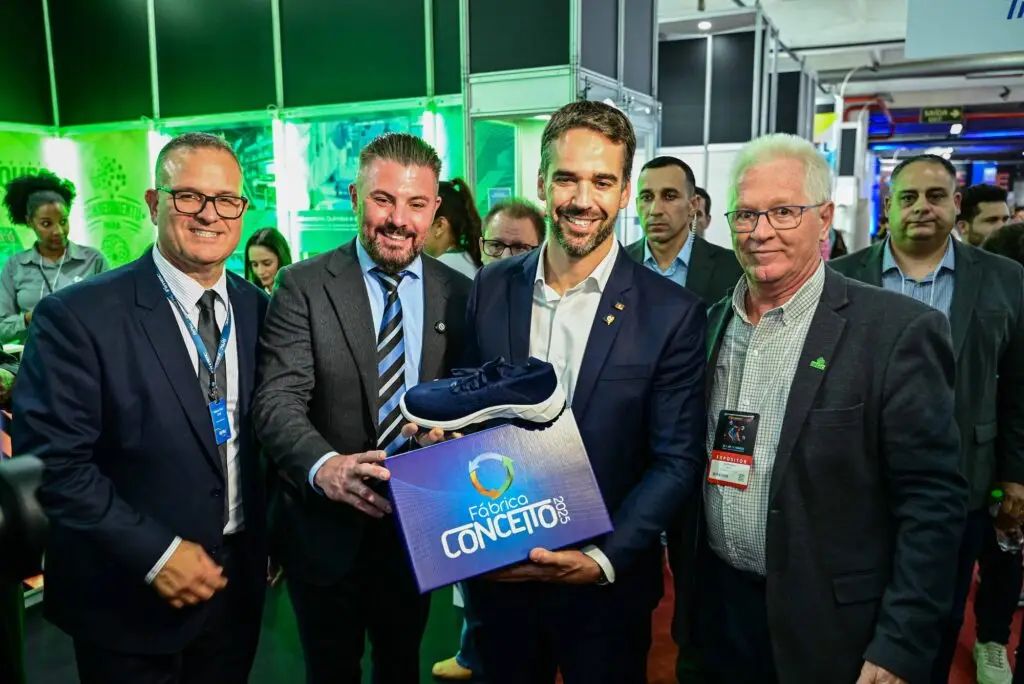 Márcio Jung, Gustavo Finck, Eduardo Leite e Valdir Soldi - Fimec 2025 | Foto Diego Soares