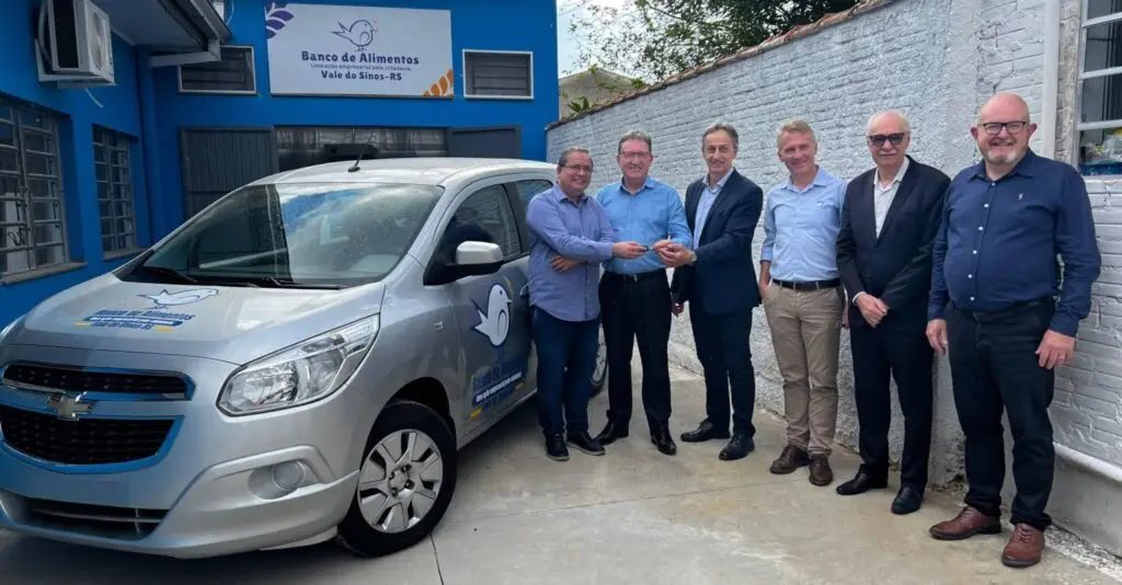SINDIMETAL RS doa veículo ao Banco de Alimentos Vale do Sinos e reforça compromisso social