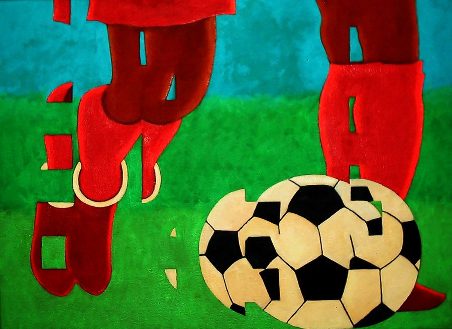 Espaço Cultural Olhar Sul recebe exposição Futebol, de Suzane Wonghon