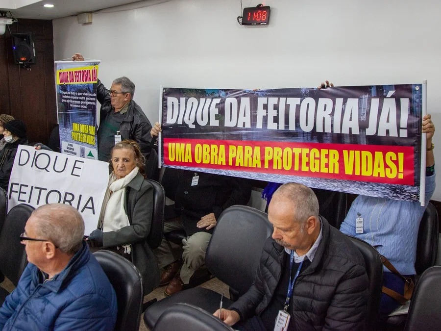 Entidades de São Leopoldo cobram do governo do Estado informações sobre a execução das obras de proteção contra cheias