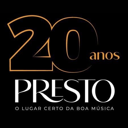 Logotipo Presto 20 anos